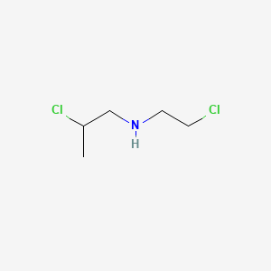 molecular formula C5H11Cl2N B13249751 (2-Chloroethyl)(2-chloropropyl)amine 