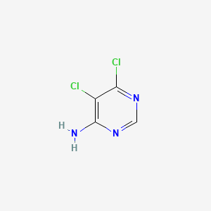 molecular formula C4H3Cl2N3 B1324976 4-氨基-5,6-二氯嘧啶 CAS No. 310400-38-5