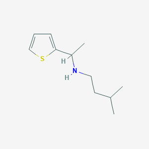 (3-Methylbutyl)[1-(thiophen-2-YL)ethyl]amine