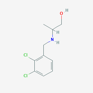 2-{[(2,3-Dichlorophenyl)methyl]amino}propan-1-ol