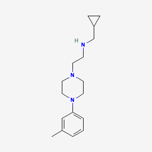 (Cyclopropylmethyl)({2-[4-(3-methylphenyl)piperazin-1-YL]ethyl})amine