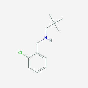 molecular formula C12H18ClN B13249813 [(2-Chlorophenyl)methyl](2,2-dimethylpropyl)amine 