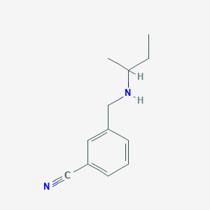 3-{[(Butan-2-yl)amino]methyl}benzonitrile