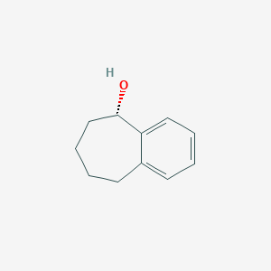 molecular formula C11H14O B13249873 (5S)-6,7,8,9-tetrahydro-5H-benzo[7]annulen-5-ol 