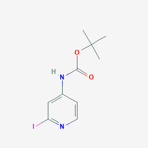 molecular formula C10H13IN2O2 B1324990 tert-Butyl (2-iodopyridin-4-yl)carbamate CAS No. 869735-25-1