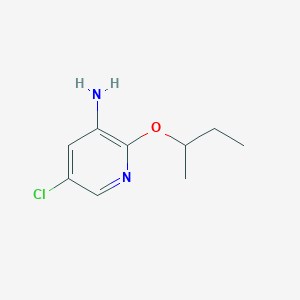 2-(Butan-2-yloxy)-5-chloropyridin-3-amine