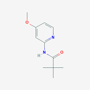 molecular formula C11H16N2O2 B1324991 N-(4-甲氧基-吡啶-2-基)-2,2-二甲基-丙酰胺 CAS No. 898561-60-9