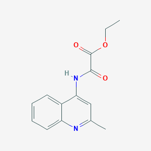 Ethyl 2-((2-methylquinolin-4-yl)amino)-2-oxoacetate