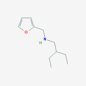 molecular formula C11H19NO B13249929 (2-Ethylbutyl)(furan-2-ylmethyl)amine 