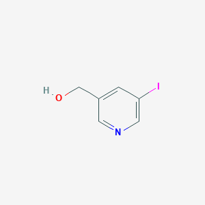molecular formula C6H6INO B1324993 (5-碘吡啶-3-基)甲醇 CAS No. 72299-58-2