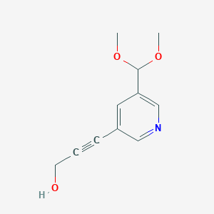 3-(5-Dimethoxymethyl-pyridin-3-yl)-prop-2-yn-1-ol