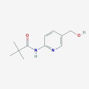 molecular formula C11H16N2O2 B1324999 N-(5-Hydroxymethyl-pyridin-2-yl)-2,2-dimethyl-propionamide CAS No. 882016-49-1