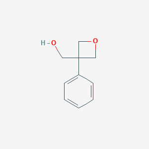 molecular formula C10H12O2 B132500 (3-Phenyloxetan-3-yl)methanol CAS No. 114012-43-0