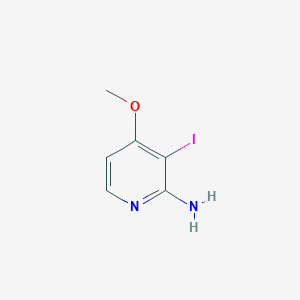 molecular formula C6H7IN2O B1325003 3-碘-4-甲氧基吡啶-2-胺 CAS No. 956485-64-6