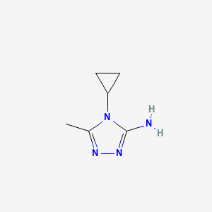 4-cyclopropyl-5-methyl-4H-1,2,4-triazol-3-amine