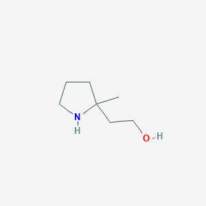 2-(2-Methylpyrrolidin-2-yl)ethan-1-ol