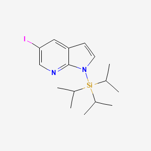 molecular formula C16H25IN2Si B1325007 5-碘-1-三异丙基硅烷基-1H-吡咯并[2,3-b]吡啶 CAS No. 913983-21-8