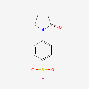 4-(2-Oxopyrrolidin-1-yl)benzene-1-sulfonyl fluoride