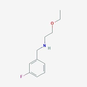 (2-Ethoxyethyl)[(3-fluorophenyl)methyl]amine