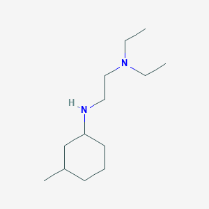 molecular formula C13H28N2 B13250155 Diethyl({2-[(3-methylcyclohexyl)amino]ethyl})amine 