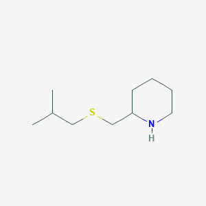 2-([(2-Methylpropyl)sulfanyl]methyl)piperidine