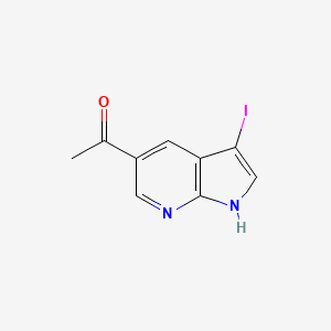 1-(3-Iodo-1H-pyrrolo[2,3-b]pyridin-5-yl)ethanone