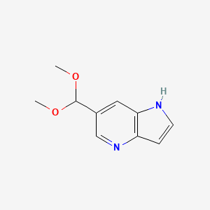 6-(Dimethoxymethyl)-1H-pyrrolo[3,2-b]pyridine