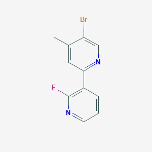 5-Bromo-2-(2-fluoropyridin-3-yl)-4-methylpyridine