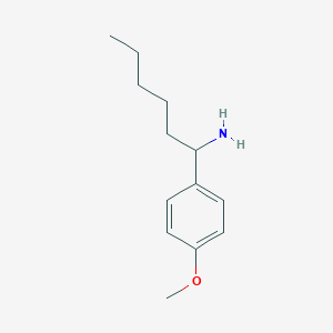 1-(4-Methoxyphenyl)hexan-1-amine