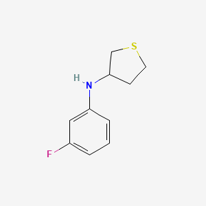 N-(3-fluorophenyl)thiolan-3-amine