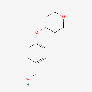 [4-(Tetrahydropyran-4-yloxy)phenyl]methanol
