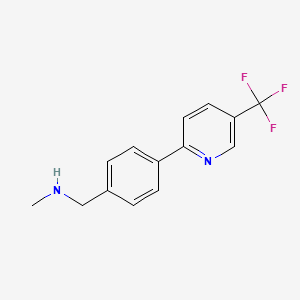 N-Methyl-4-[5-(trifluoromethyl)pyridin-2-yl]benzylamine