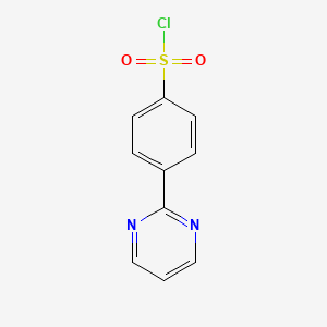 molecular formula C10H7ClN2O2S B1325038 4-(Pyrimidin-2-yl)benzene-1-sulfonyl chloride CAS No. 912569-53-0