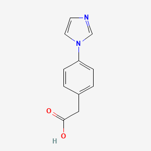 2-[4-(1H-imidazol-1-yl)phenyl]acetic acid