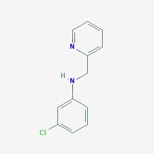 3-chloro-N-(pyridin-2-ylmethyl)aniline