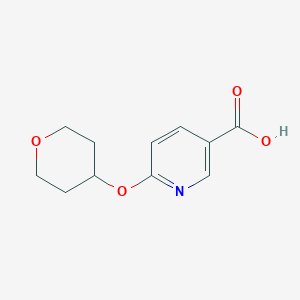 6-(Tetrahydropyran-4-yloxy)nicotinic acid