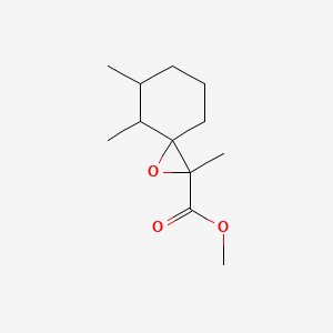 molecular formula C12H20O3 B13250423 Methyl 2,4,5-trimethyl-1-oxaspiro[2.5]octane-2-carboxylate 