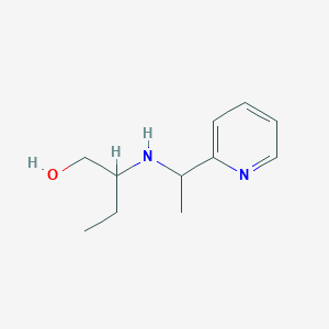 2-{[1-(Pyridin-2-yl)ethyl]amino}butan-1-ol