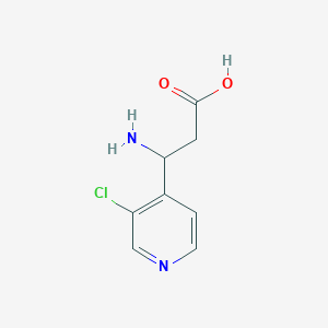 3-Amino-3-(3-chloropyridin-4-YL)propanoic acid