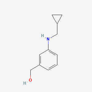 {3-[(Cyclopropylmethyl)amino]phenyl}methanol