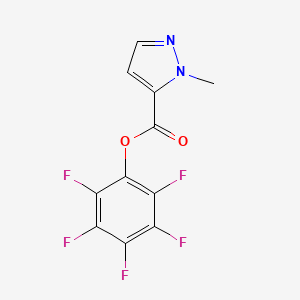 Pentafluorophenyl 1-methyl-1H-pyrazole-5-carboxylate