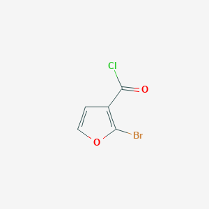 molecular formula C5H2BrClO2 B1325049 2-Bromo-3-furoyl chloride CAS No. 915707-69-6