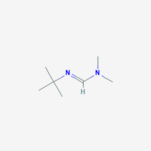 molecular formula C7H16N2 B132505 N'-tert-Butyl-N,N-dimethylformamidine CAS No. 23314-06-9