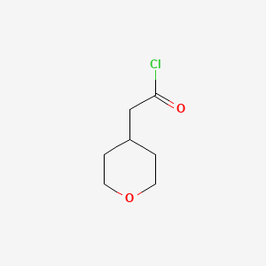 molecular formula C7H11ClO2 B1325050 2-(四氢-2H-吡喃-4-基)乙酰氯 CAS No. 40500-05-8
