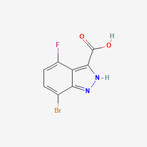 7-Bromo-4-fluoro-1H-indazole-3-carboxylic acid