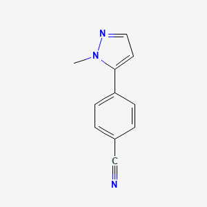 4-(1-methyl-1H-pyrazol-5-yl)benzonitrile