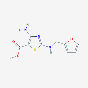 Methyl 4-amino-2-[(furan-2-ylmethyl)amino]-1,3-thiazole-5-carboxylate