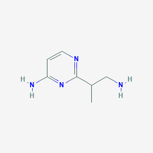 2-(1-Aminopropan-2-yl)pyrimidin-4-amine