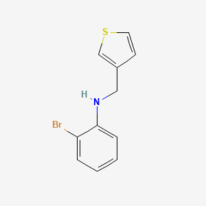 2-bromo-N-(thiophen-3-ylmethyl)aniline