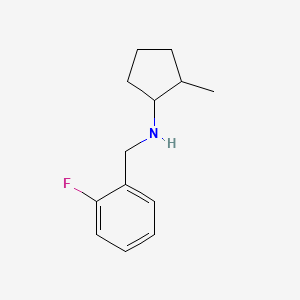 N-[(2-fluorophenyl)methyl]-2-methylcyclopentan-1-amine